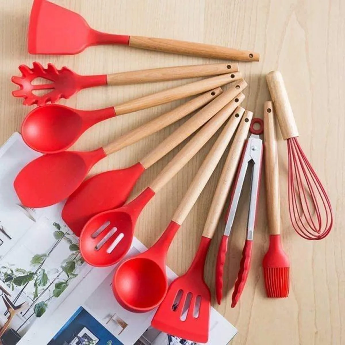 12 Piece Silicone Utensil Set - Image 2
